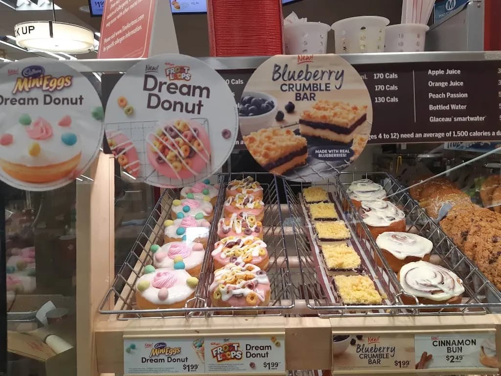 Tim Hortons storefront and interior at 2325 Hurontario St., Mississauga, ON