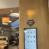Tim Hortons storefront and interior at 2980 Argentia Rd, Mississauga, ON