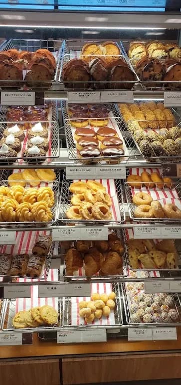 Tim Hortons storefront and interior at 4567 Dixie Rd, Mississauga, ON