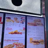 Tim Hortons storefront and interior at 5889 Airport Rd, Mississauga, ON