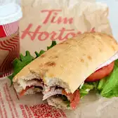 Tim Hortons storefront and interior at Pearson International Airport - T3 Arrivals Pre Security, Mississauga, ON