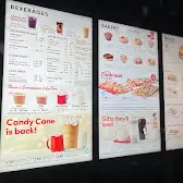 Tim Hortons storefront and interior at 6767 Airport Rd, Mississauga, ON