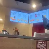 Tim Hortons storefront and interior at 3220 Upper James, Mount Hope, ON
