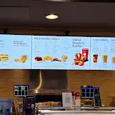Tim Hortons storefront and interior at 6380 Fallsview Blvd, Niagara Falls, ON