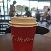 Tim Hortons storefront and interior at 100 Constellation Crescent, Ottawa, ON