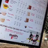 Tim Hortons storefront and interior at 742 Kingston Rd, Pickering, ON