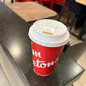 Tim Hortons storefront and interior at 60 Tuxedo Court, Scarborough, ON
