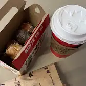 Tim Hortons storefront and interior at Centennial College - C Building - Marketplace, Scarborough, ON