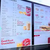 Tim Hortons storefront and interior at 960 Warden Ave, Scarborough, ON