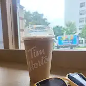 Tim Hortons storefront and interior at 1089 Kingston Rd, Scarborough, ON