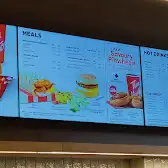 Tim Hortons storefront and interior at 3465 Kingston Rd, Scarborough, ON