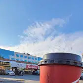 Tim Hortons storefront and interior at 4186 Finch Ave East, Scarborough, ON