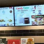 Tim Hortons storefront and interior at 4200 Sheppard Ave East, Scarborough, ON