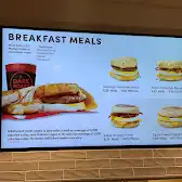 Tim Hortons storefront and interior at 4228 Midland Ave, Scarborough, ON