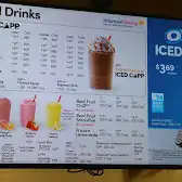 Tim Hortons storefront and interior at 5641 Steeles Ave East, Scarborough, ON