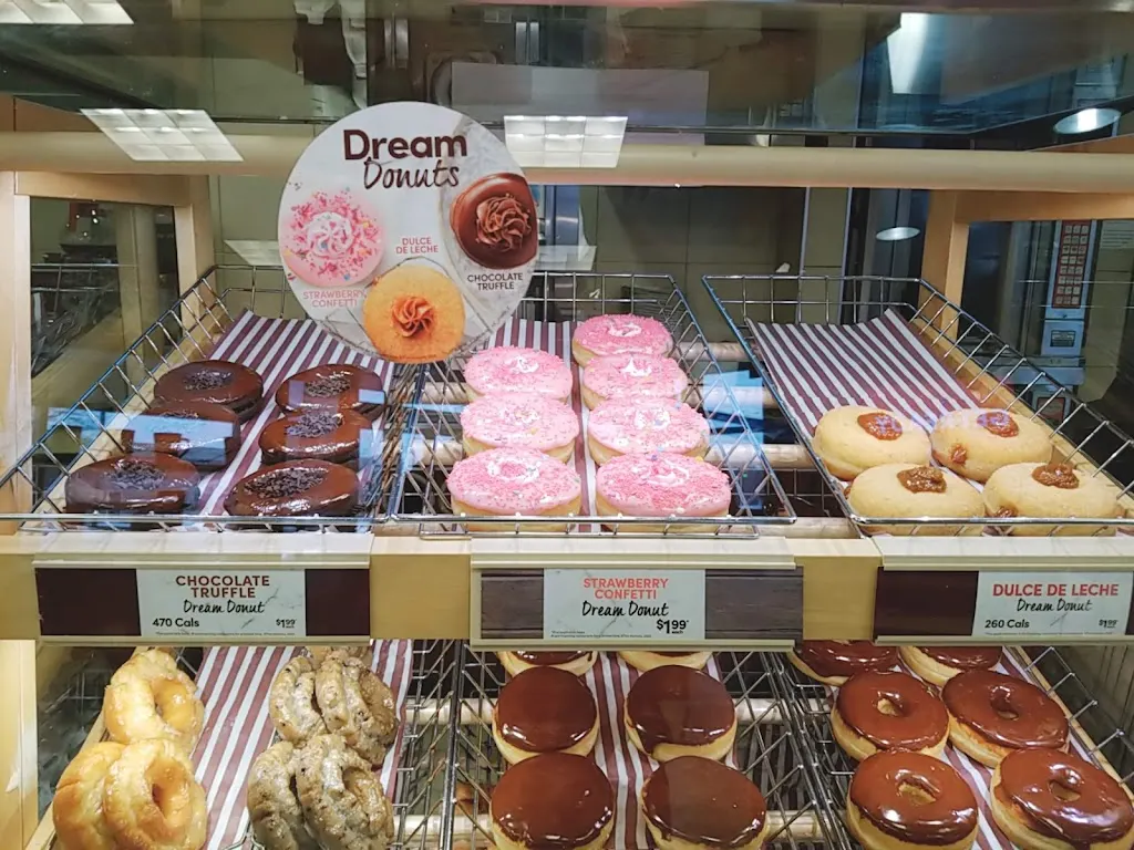 Tim Hortons storefront and interior at 60 Elm St, St Thomas, ON