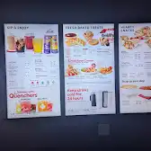 Tim Hortons storefront and interior at 145 South Edgeware Rd, St Thomas, ON