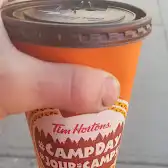 Tim Hortons storefront and interior at 400 Algonquin Blvd E, Timmins, ON