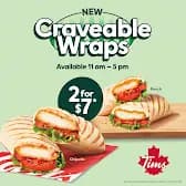 Tim Hortons storefront and interior at 150 Wynford Dr, Toronto, ON