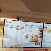 Tim Hortons storefront and interior at 550 St Clair Ave West, Toronto, ON