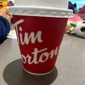 Tim Hortons storefront and interior at 900 Dufferin St., Toronto, ON