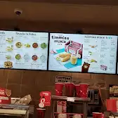 Tim Hortons storefront and interior at 1176 St Clair Ave West, Toronto, ON