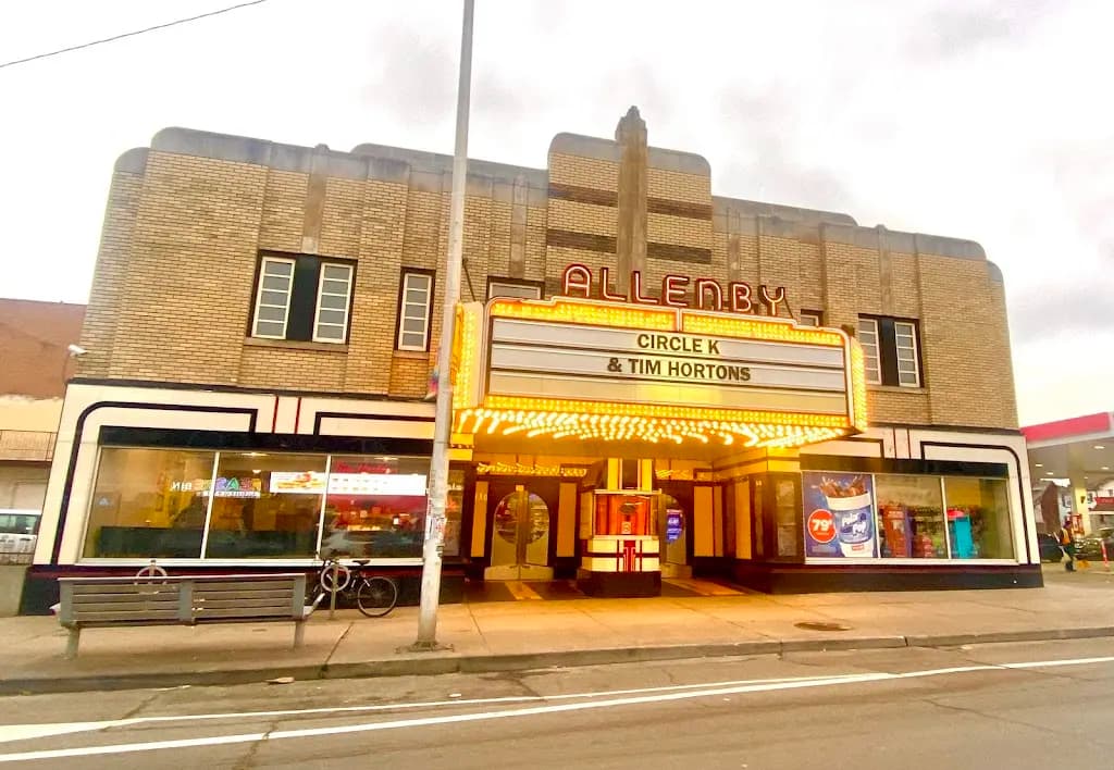 Tim Hortons storefront and interior at 1195 Danforth Ave, Toronto, ON