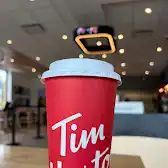 Tim Hortons storefront and interior at 1567 Steeles Ave E, Toronto, ON
