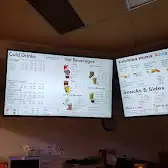 Tim Hortons storefront and interior at 3321 Dufferin St, Toronto, ON