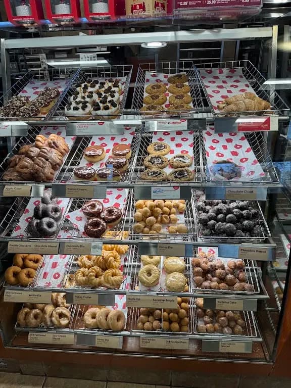 Tim Hortons storefront and interior at 10 Mcnab St, Walkerton, ON