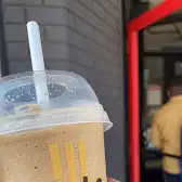 Tim Hortons storefront and interior at 800 Wyandotte St E, Windsor, ON