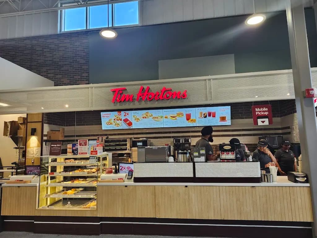 Tim Hortons storefront and interior at St. Clair College - Slc - Second Floor, Windsor, ON