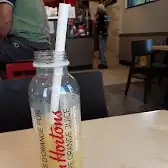 Tim Hortons storefront and interior at 31 Rue Principale Nord, Amos, QC