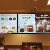Tim Hortons storefront and interior at 7730 Boul Henri Bourassa, Quebec, QC