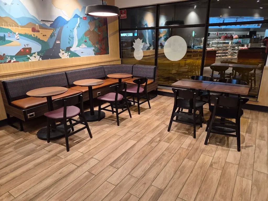 Tim Hortons storefront and interior at 111, Boul. Industriel, Repentigny, QC
