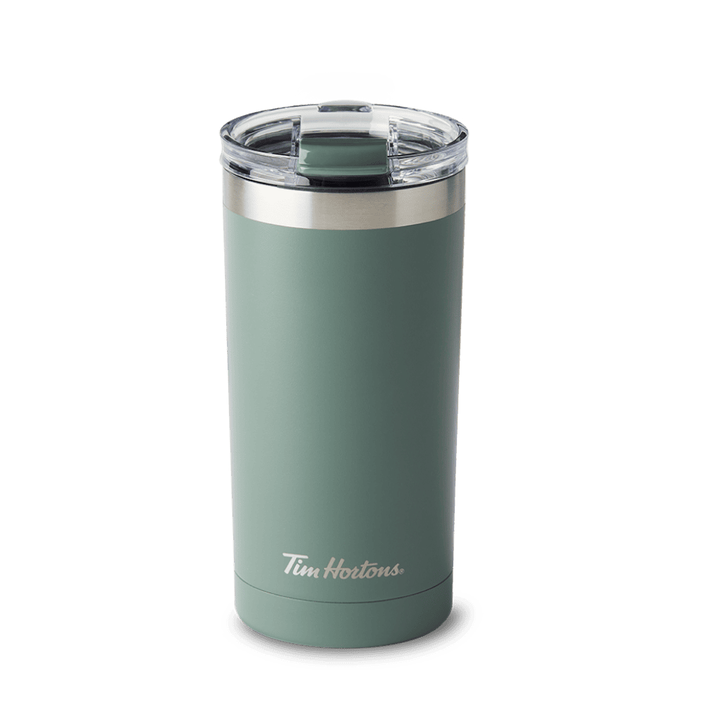 16oz Stainless Steel Travel Mug - Forest Green