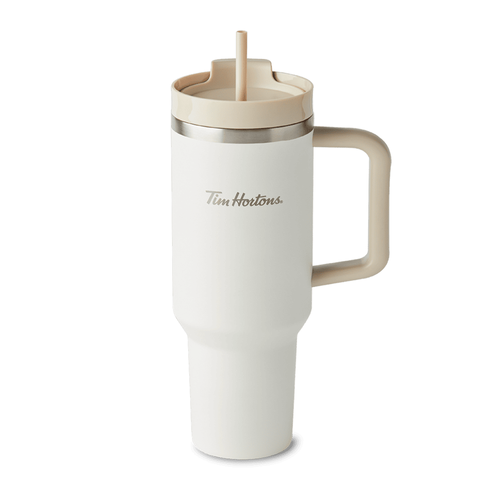 40oz Stainless Steel Tumbler - Beige