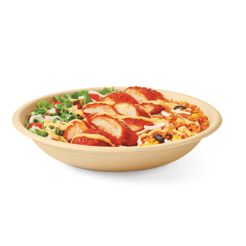 BBQ Chicken Loaded Bowl with Cheese