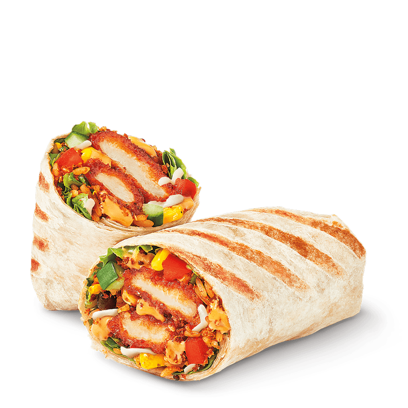 BBQ Chicken Loaded Wrap with Cheese