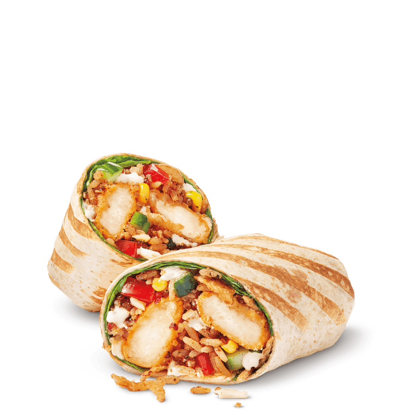 Cilantro Lime Chicken Loaded Wrap with Cheese