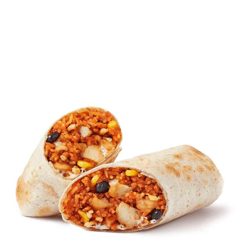 Cilantro Lime Sous Vide Chicken Wrap