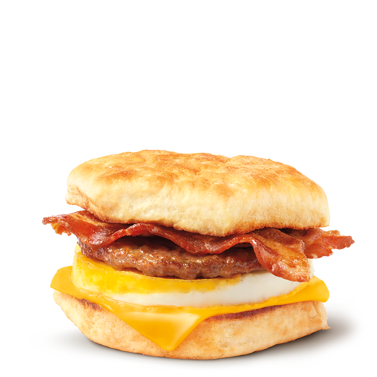 Double Stacked Breakfast Sandwich