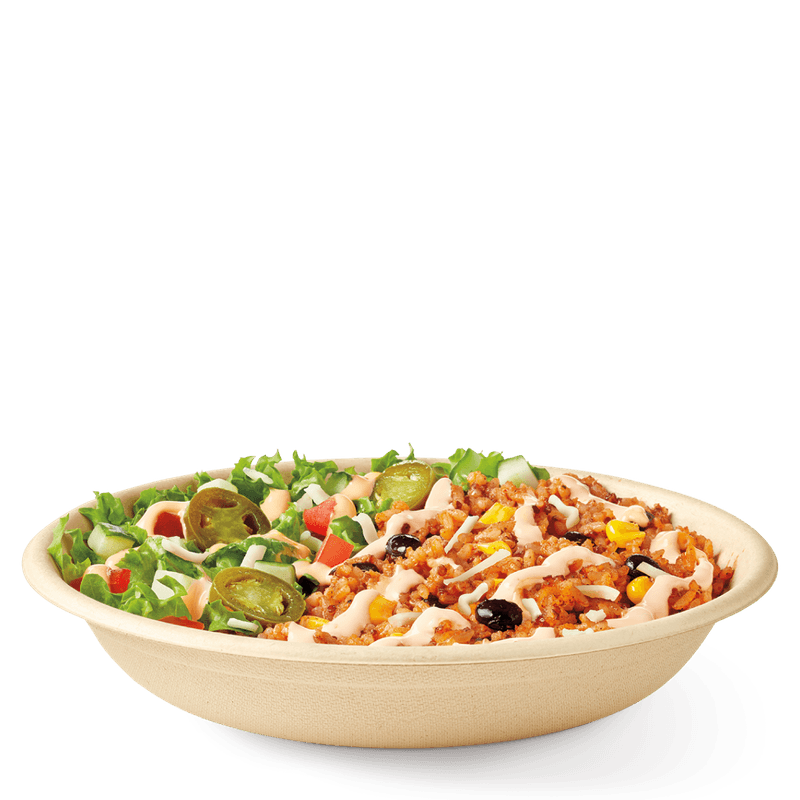 Tim Hortons Habanero Veggie Loaded Bowl with Cheese