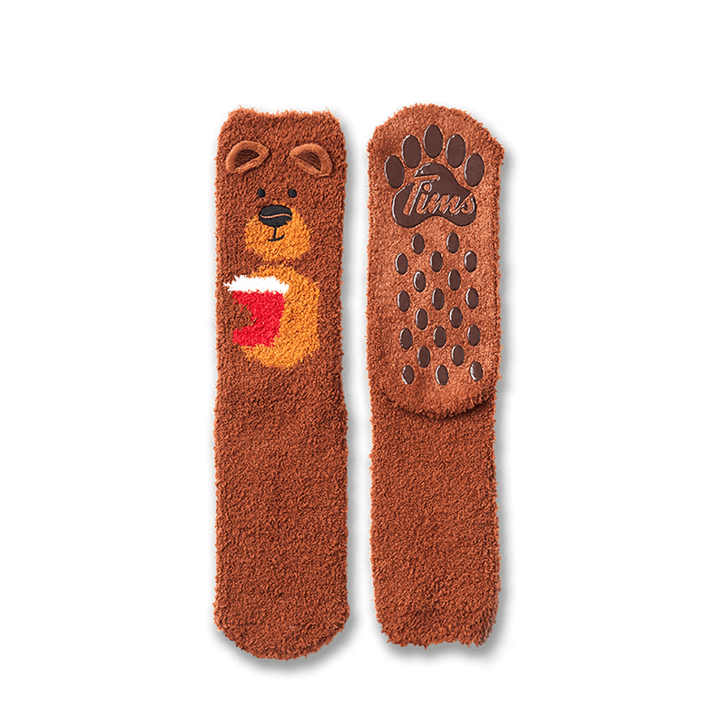Holiday Adult Cozy Socks - Bear