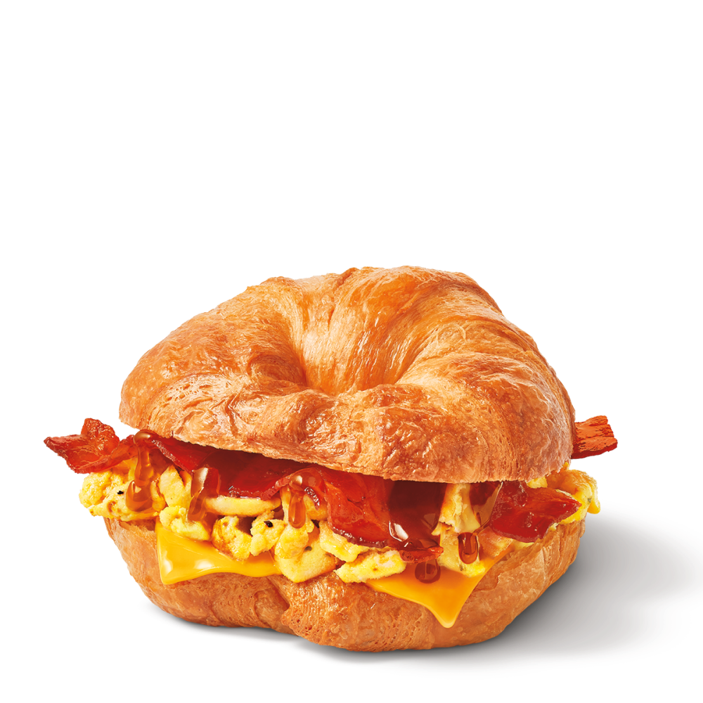 Maple Brown Butter Scrambled Egg Loaded Croissant