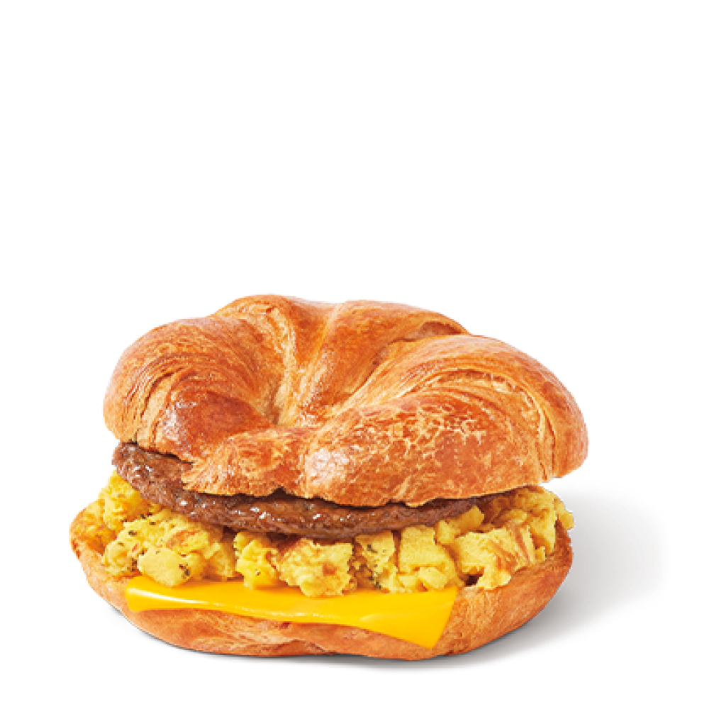 Scrambled Egg Loaded Croissant