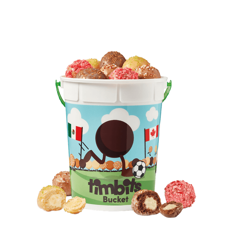 Soccer Timbits® Bucket with 30 Timbits