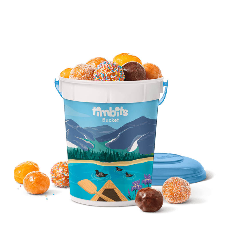 Summer Timbits Bucket with 30 Timbits